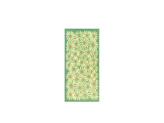 Ręcznik Abina 75x160cm zielono-żółty