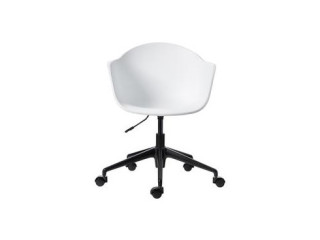 Krzesło biurowe Claire białe