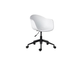 Krzesło biurowe Claire białe