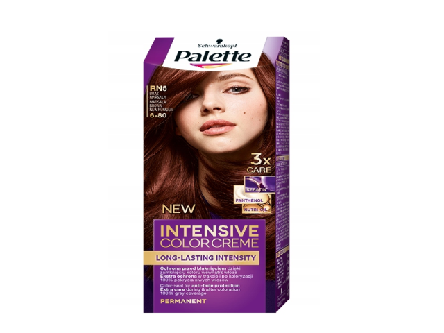 Farba do włosów - PALETTE - RN5 - Brąz marsala 6-80 - sprzedaż nadwyżek magazynowych