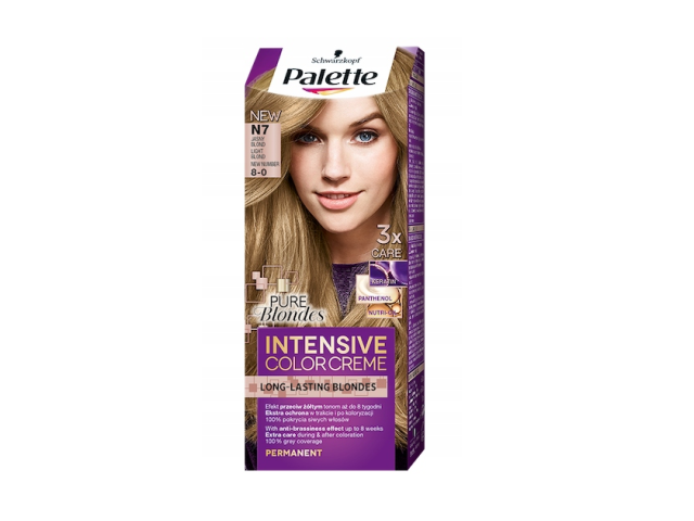 Farba do włosów - PALETTE - N7 - Jasny blond 8-0 - sprzedaż nadwyżek magazynowych